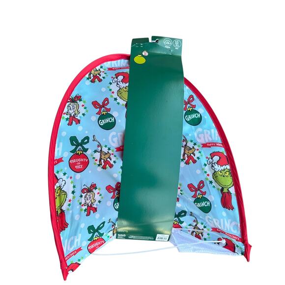 The Grinch Print Toy Pop-Up Cat Play Tent Toy Holiday Print‎ Hide Play Sleep NWT - Picture 3 of 4